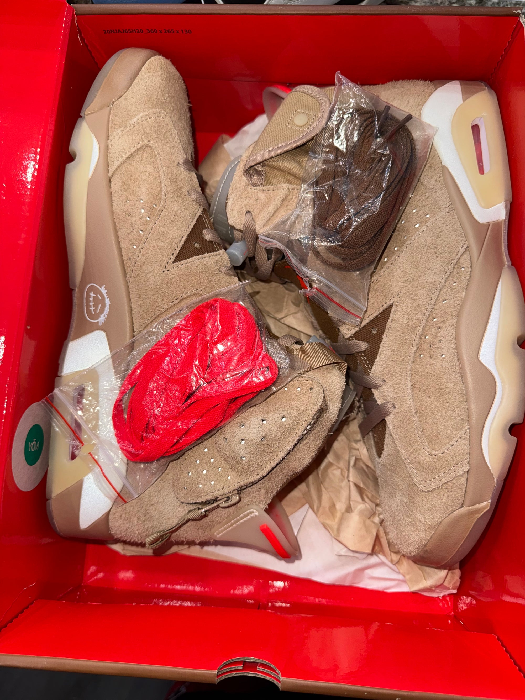 Jordan 6 Retro Travis Scott British Khaki