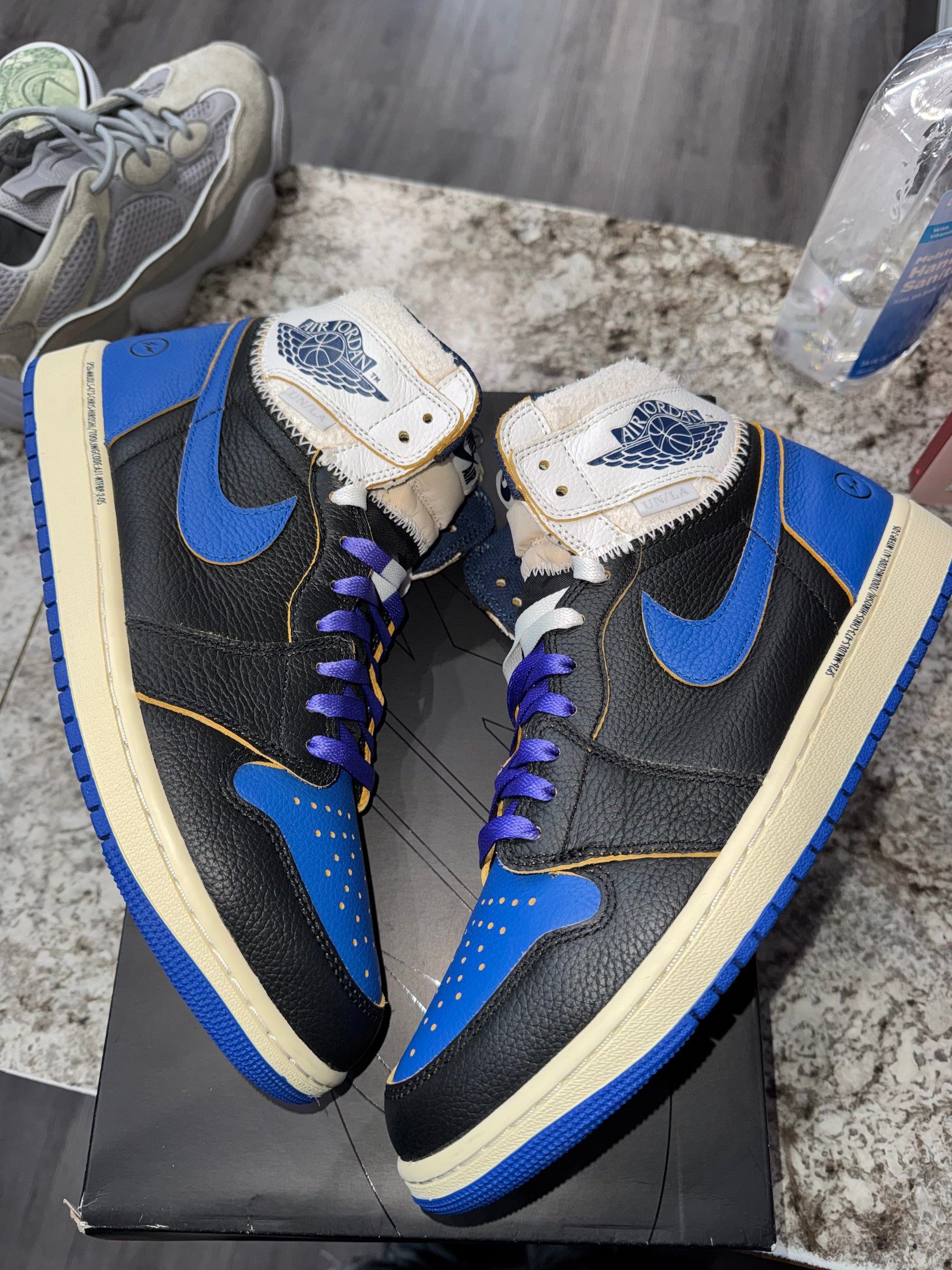 Jordan 1 Retro High OG SP Fragment x Union LA Sport Royal