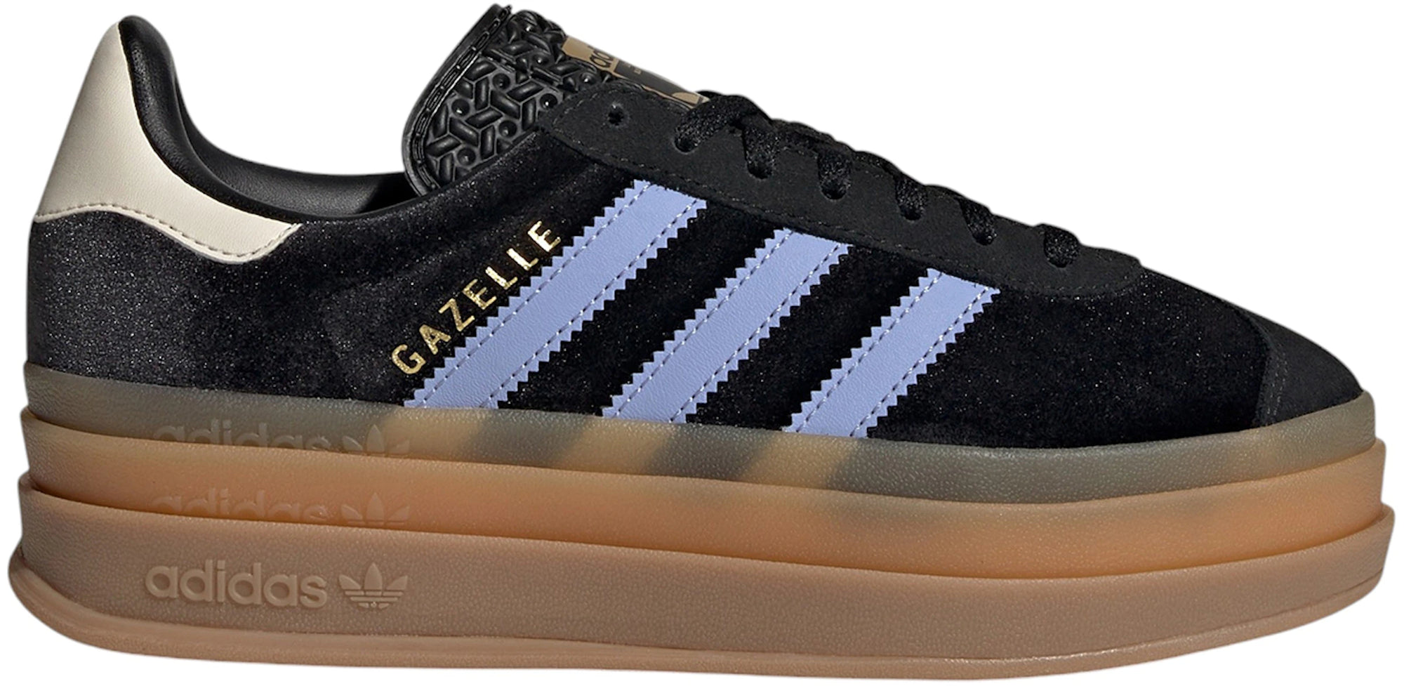 adidas Gazelle Bold Black Blue Spark (GS)