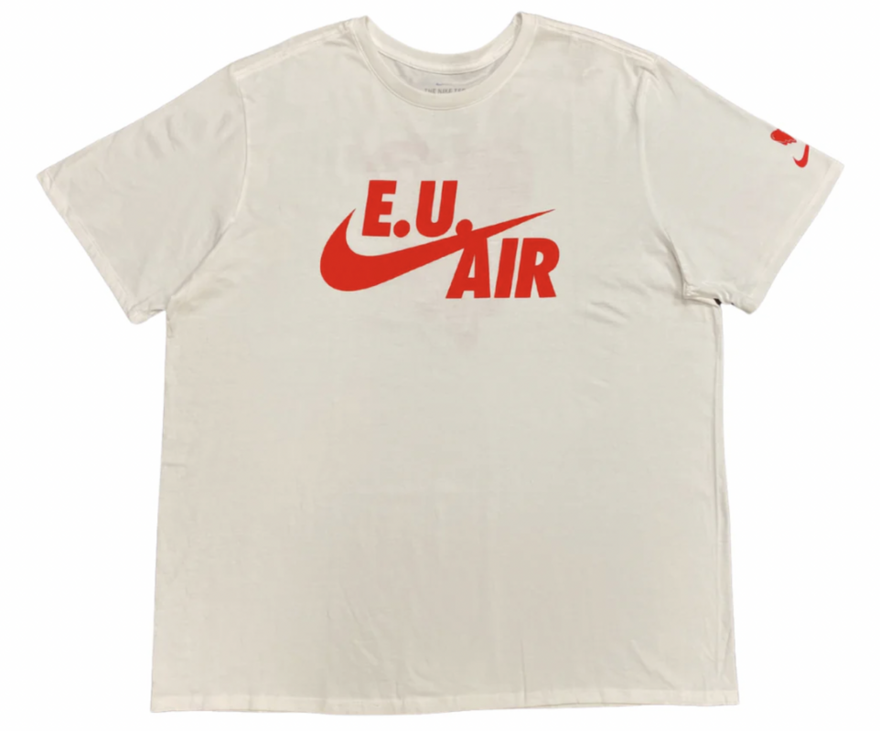 Nike x Emotionally Unavailable White Red Tee