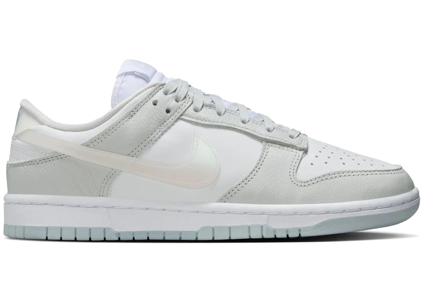 Nike Dunk Low Photon Dust White Blue Ice (Women's) (DAMAGED BOX)