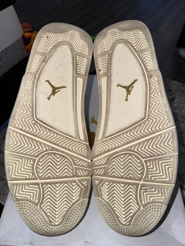 Jordan 4 Retro Metallic Gold (Women's)