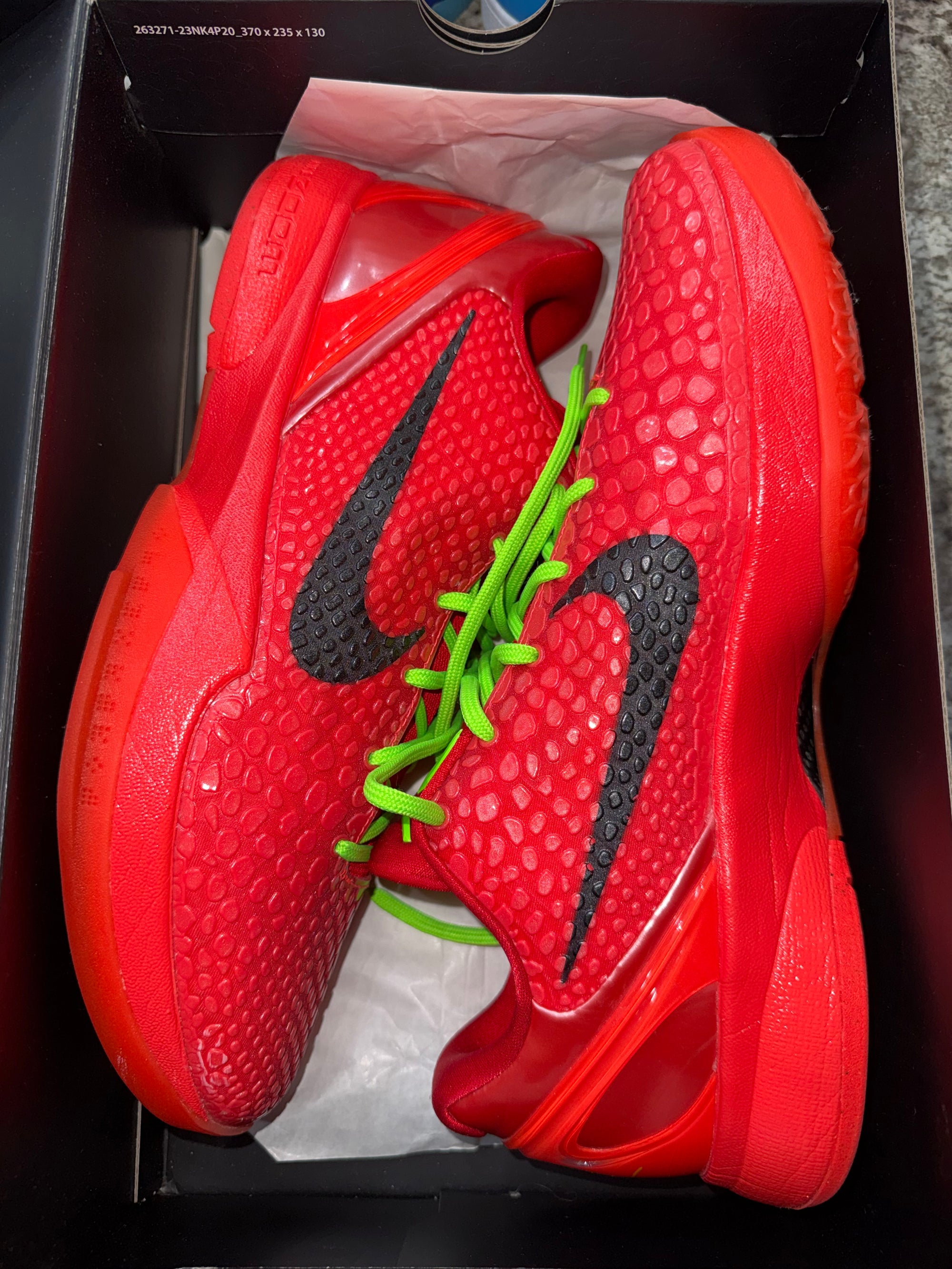 Nike Kobe 6 Protro Reverse Grinch