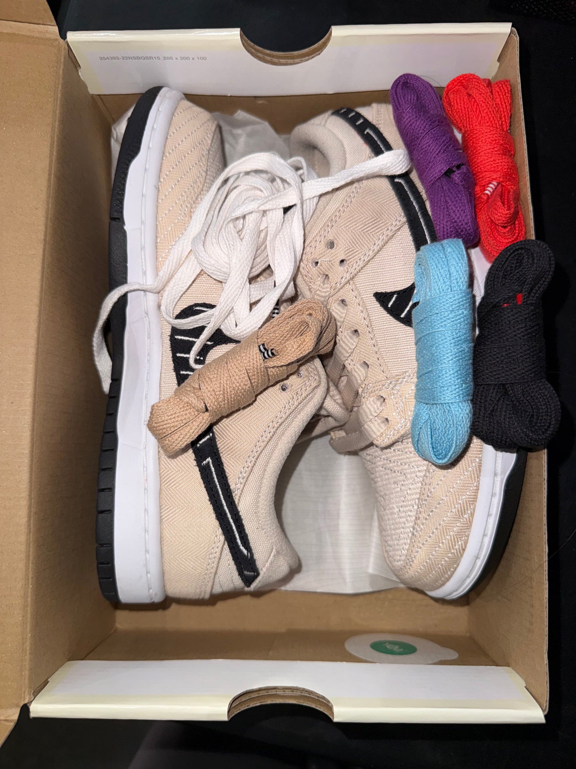 Nike SB Dunk Low Albino & Preto