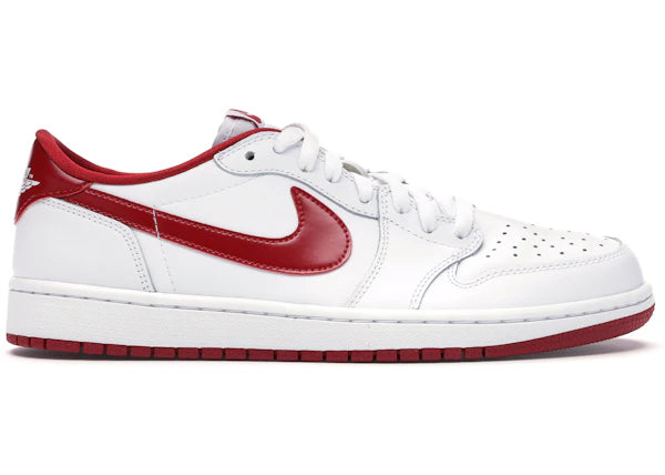 Jordan 1 Retro Low White Varsity Red