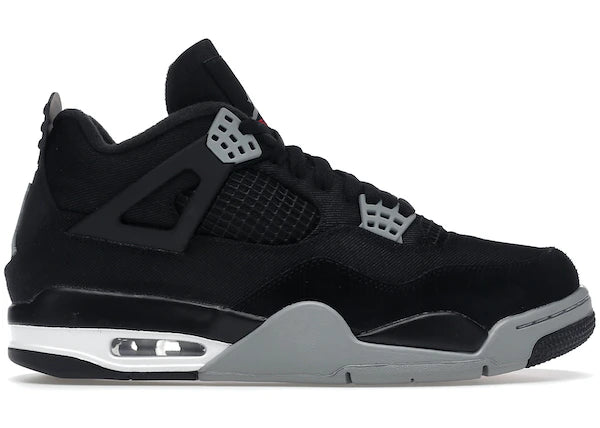 Jordan 4 Retro SE Black Canvas