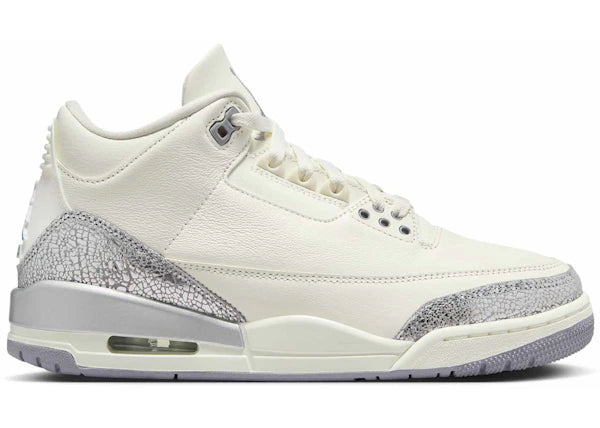 Jordan 3 Retro Sail Cement Grey (Women's)