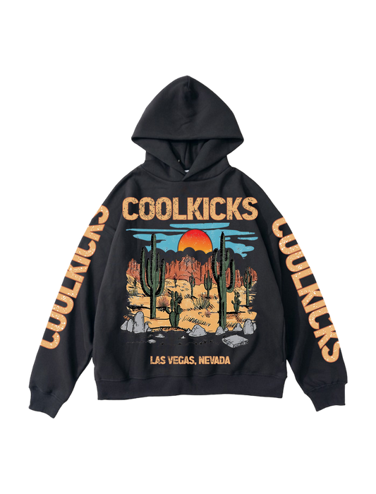 Cactus Cool Kicks | Hoodie - Black
