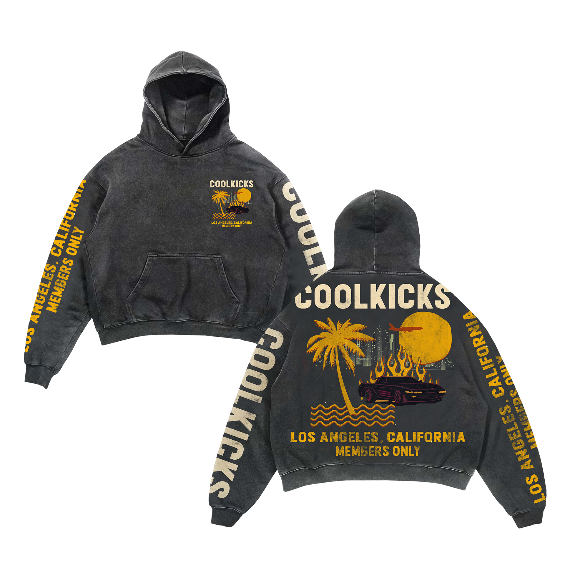 Coolkicks ALWAYS SUNNY Hoodie - Acid Wash