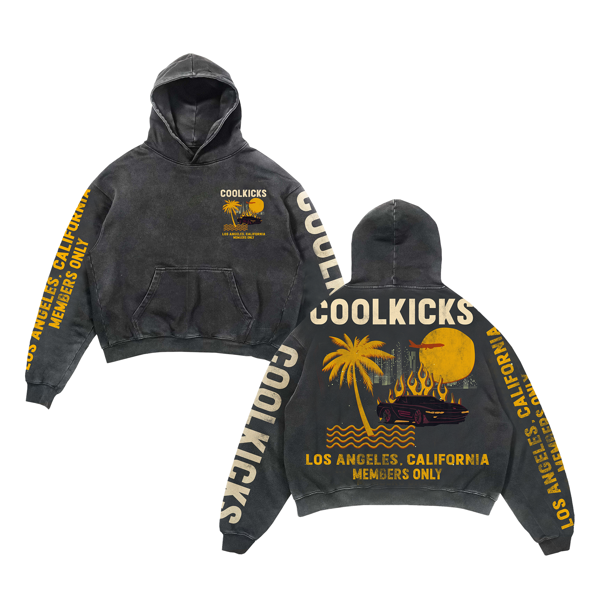 Coolkicks ALWAYS SUNNY Hoodie - Acid Wash