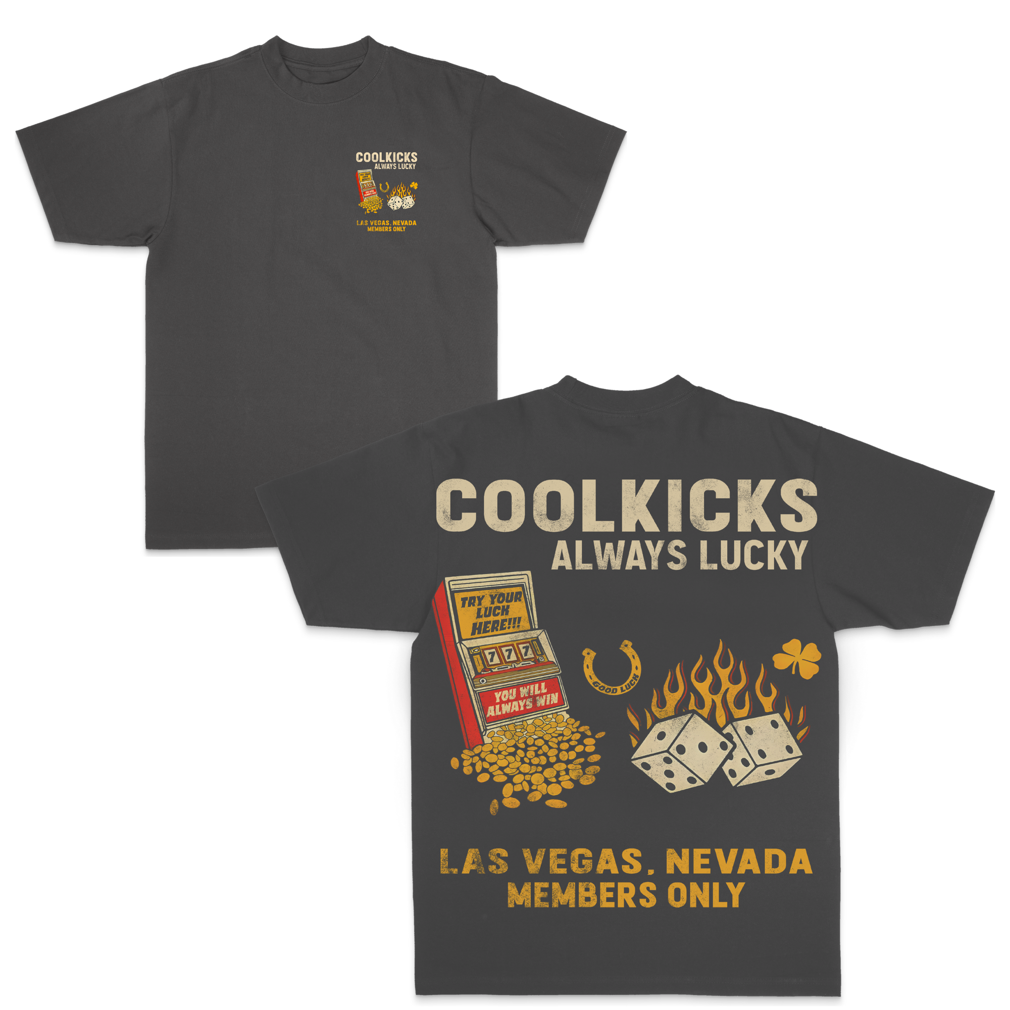 Coolkicks ALWAYS LUCKY Shirt - Vintage Grey