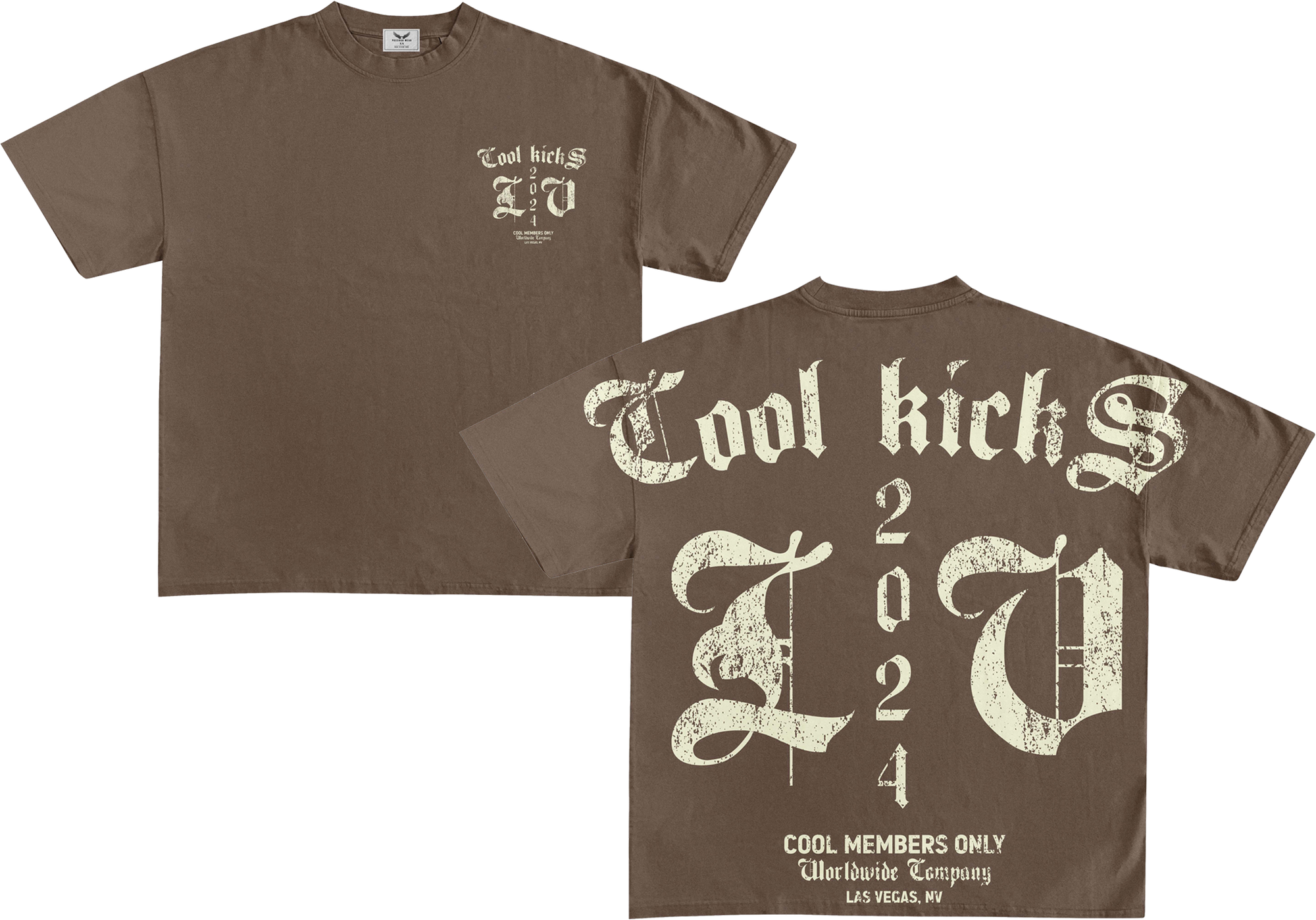 Coolkicks LV MEMBERS ONLY Shirt - Chocolate Brown