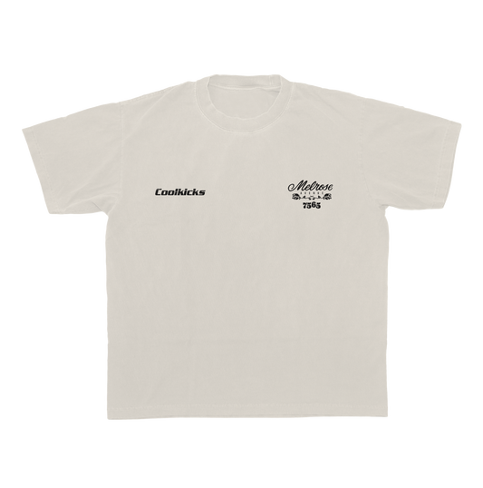 THE MELROSE HEAVY TEE OFF WHITE
