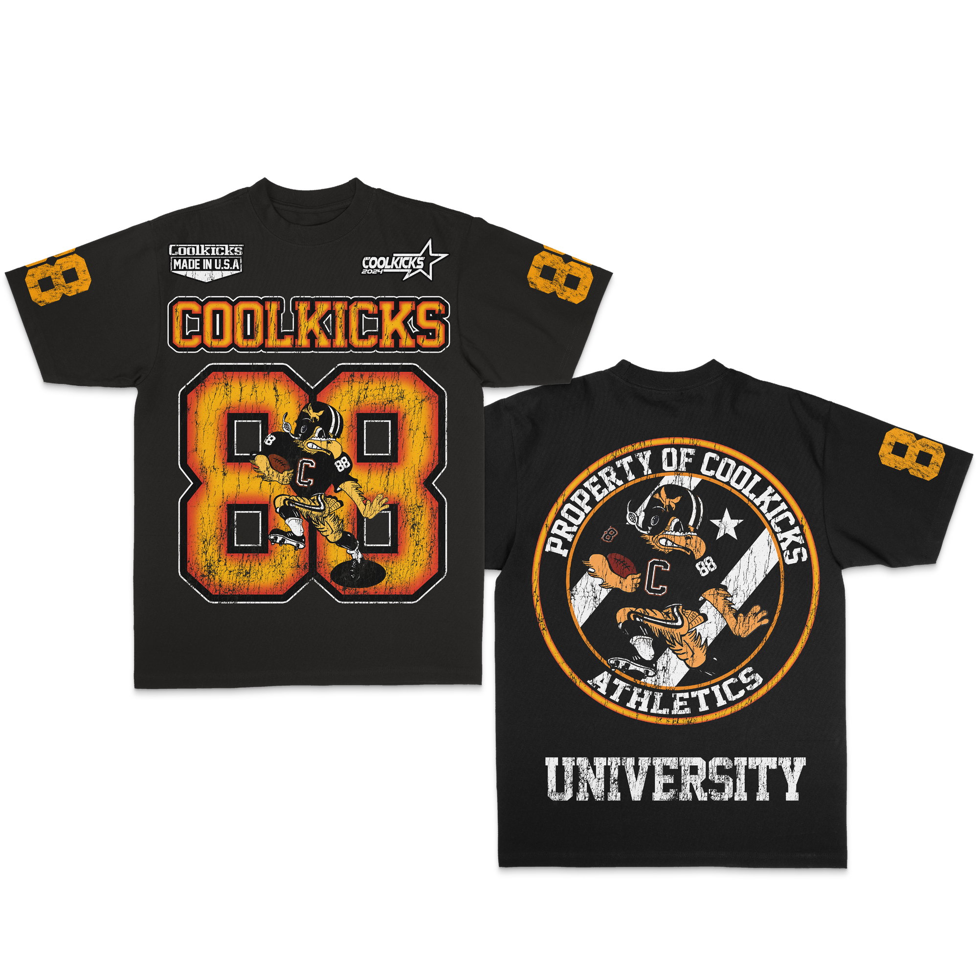 Coolkicks 88 UNIVERSITY Shirt - Black