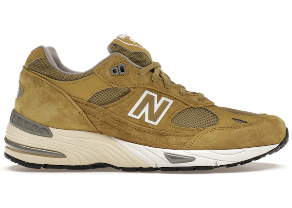 New Balance 991 MiUK Green Moss Cloud Cream