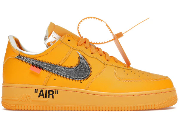 Nike Air Force 1 Low Off-White ICA University Gold (YARD SALE) (DAMAGED BOX)