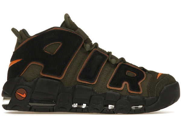 Nike Air More Uptempo 96 Cargo Khaki Alpha Orange