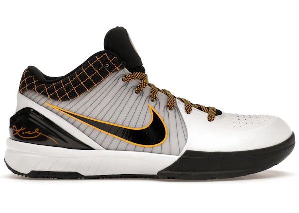 Nike Kobe 4 Protro White Black Del Sol
