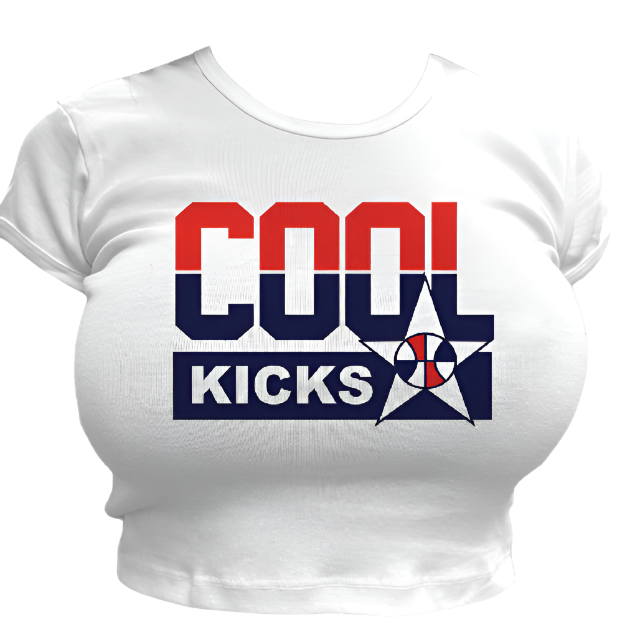 Coolkicks TEAM USA Baby Tee - White/Black