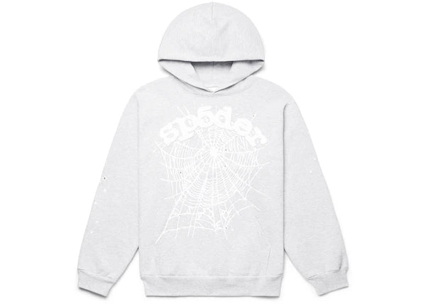 Sp5der OG Web Hoodie Heather Grey
