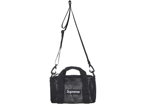Supreme Mesh Mini Duffle Bag (SS25) Black