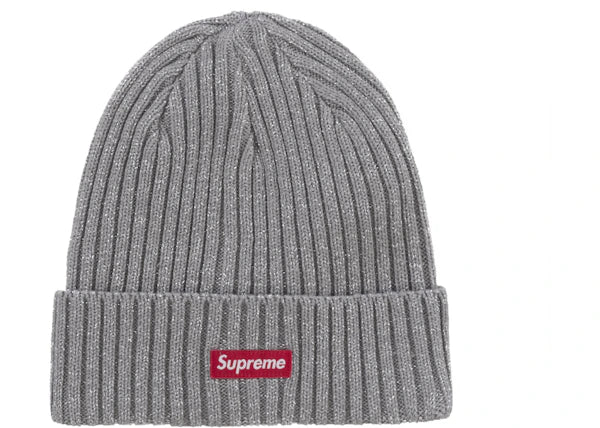 Supreme Overdyed Beanie (SS25) Metallic Silver