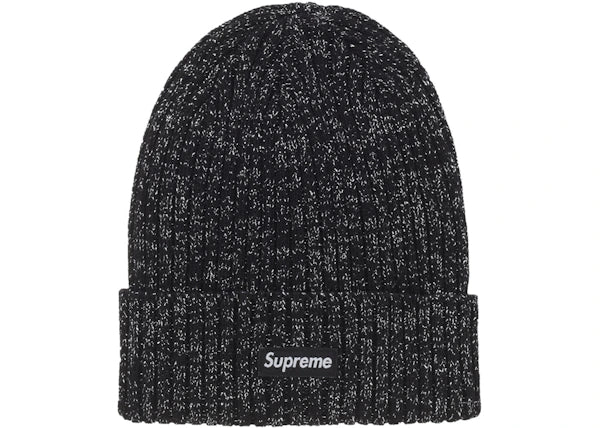 Supreme Overdyed Beanie (SS25) Metallic Black