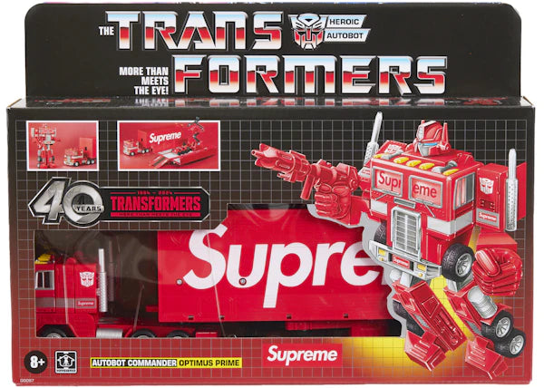 Supreme Transformers G1 Optimus Prime Figure Red