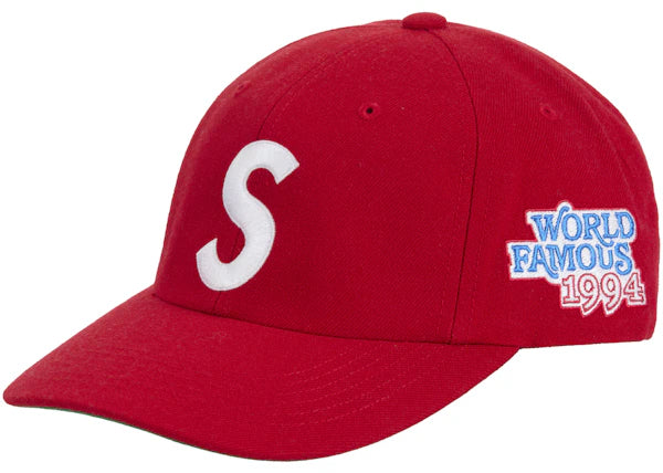 Supreme World Famous S Logo 6-Panel Red