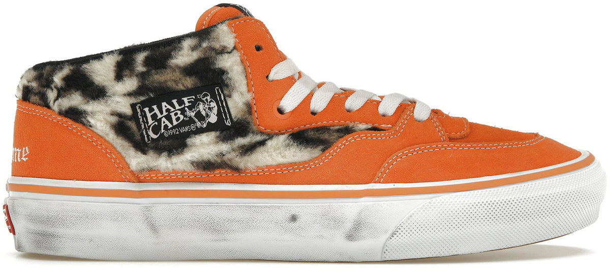 Vans Half Cab Supreme Leopard Orange