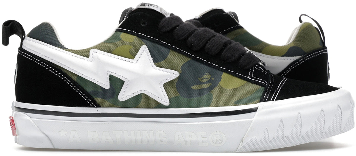 Vans Knu Skool Bape Camo Green