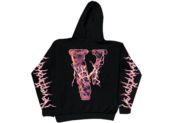 Vlone x Never Broke Again Eyes Hoodie Black