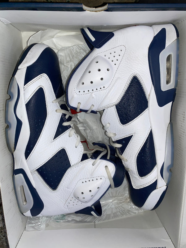 Jordan 6 Retro Olympic (2024) (DAMAGED BOX)
