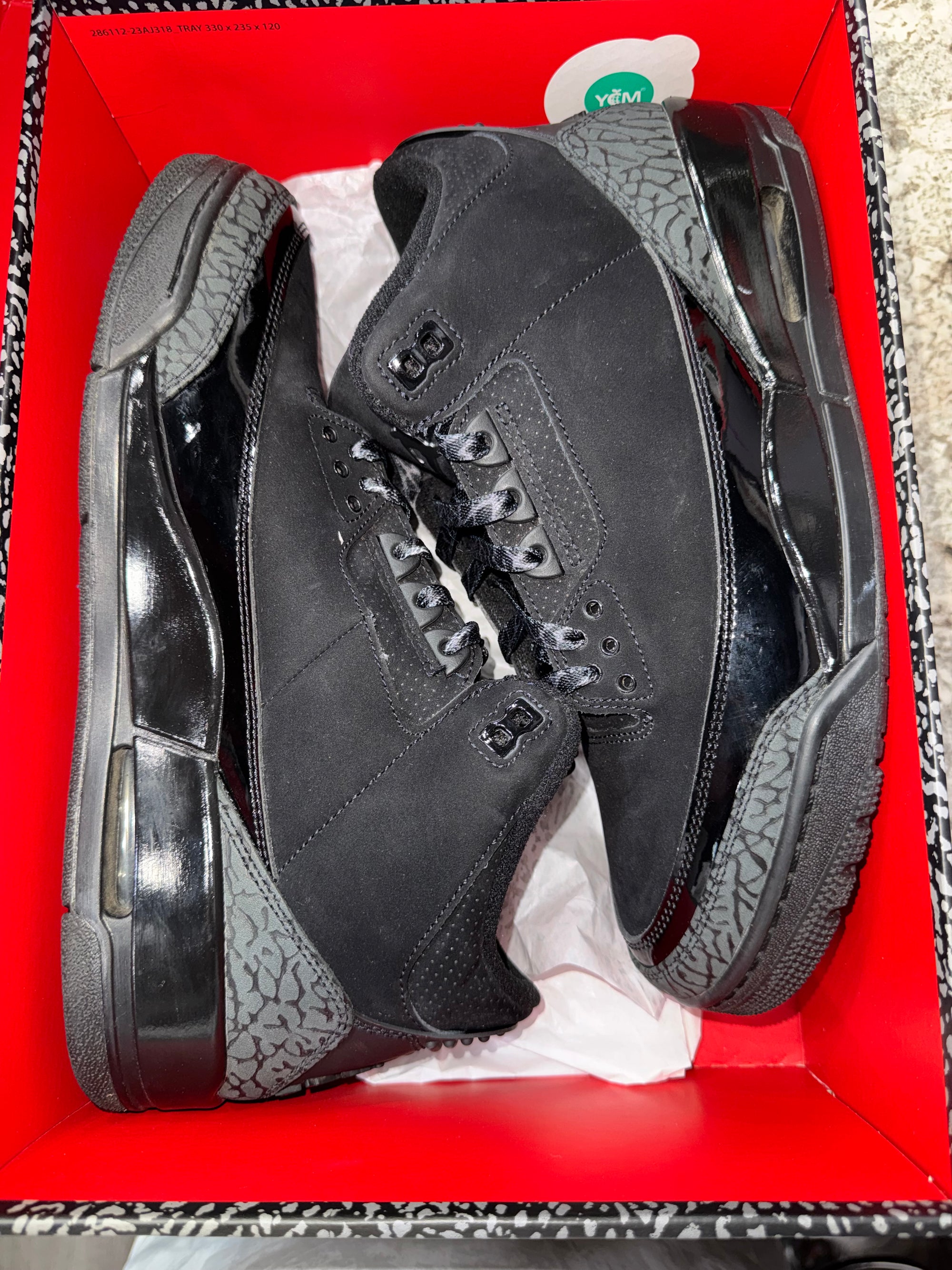 Jordan 3 Retro Black Cat (2025)