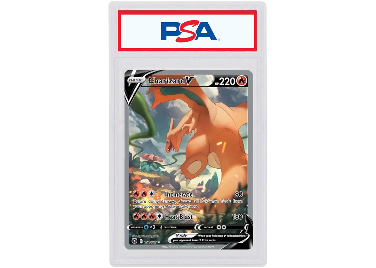 Charizard V 2022 Pokémon TCG Sword & Shield Brilliant Stars Alternate Full Art #154 (PSA or BGS Graded)