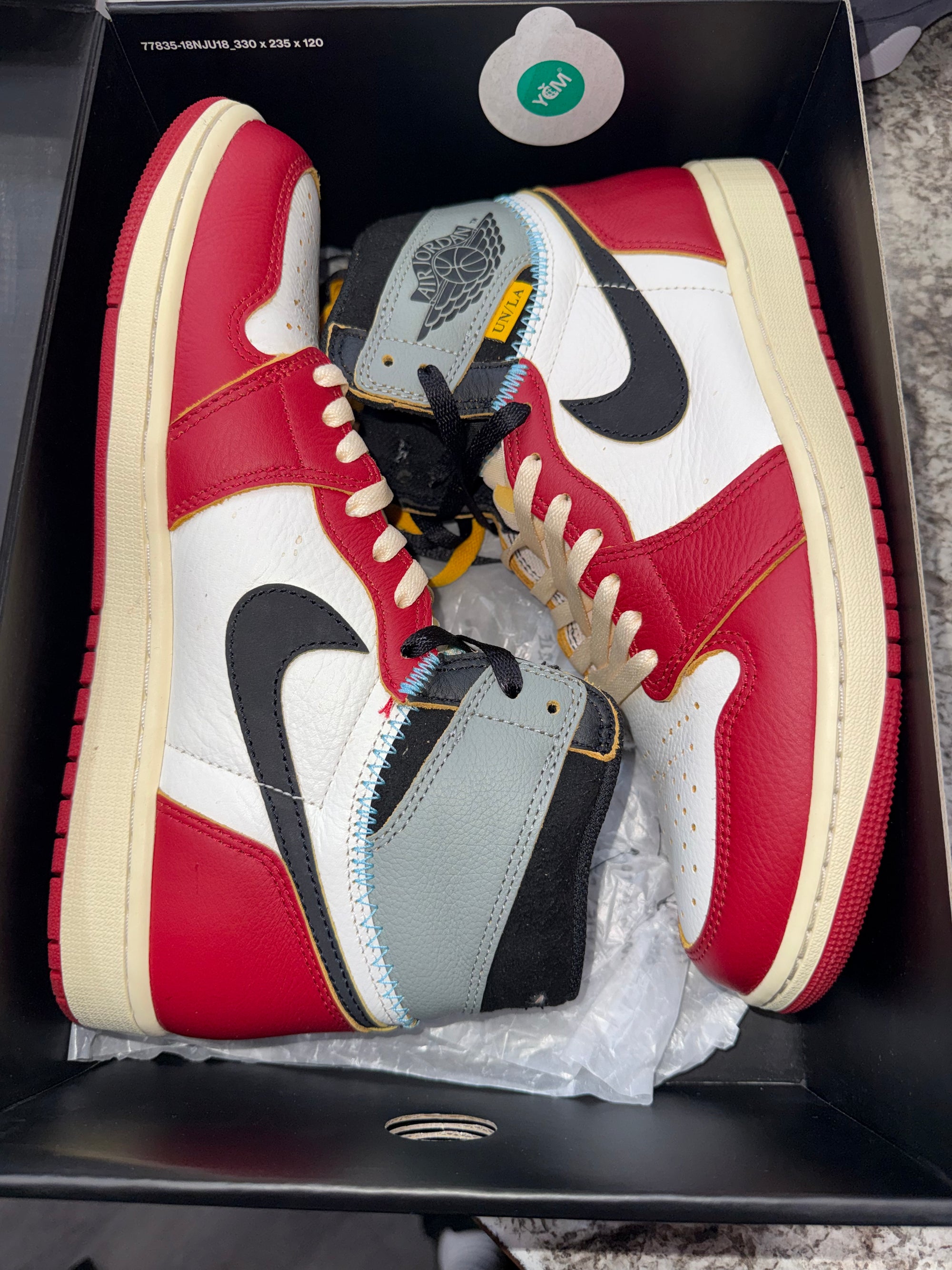 Jordan 1 Retro High OG SP Union LA Chicago Shadow