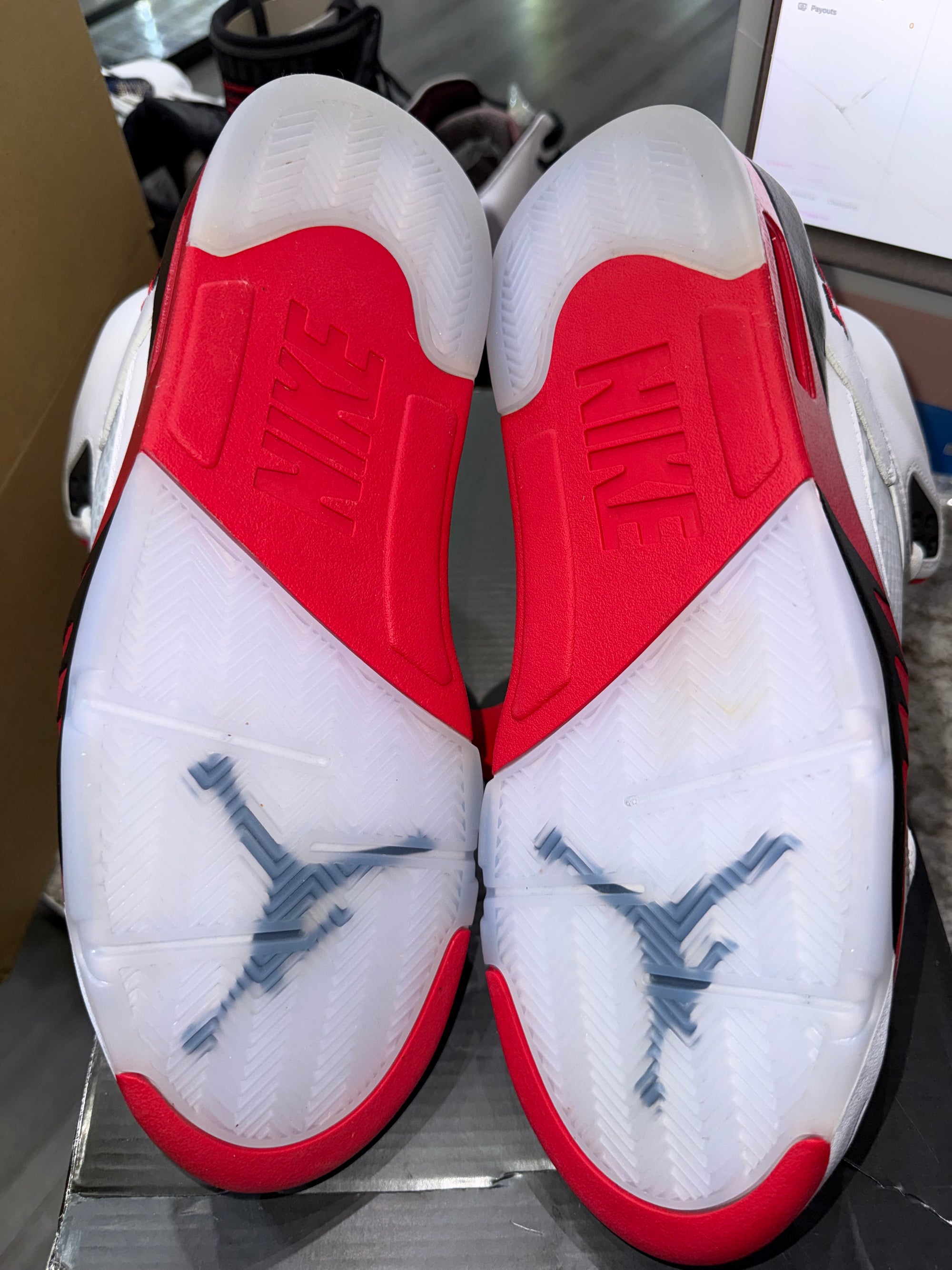 Jordan 5 Retro Fire Red Black Tongue (2025)