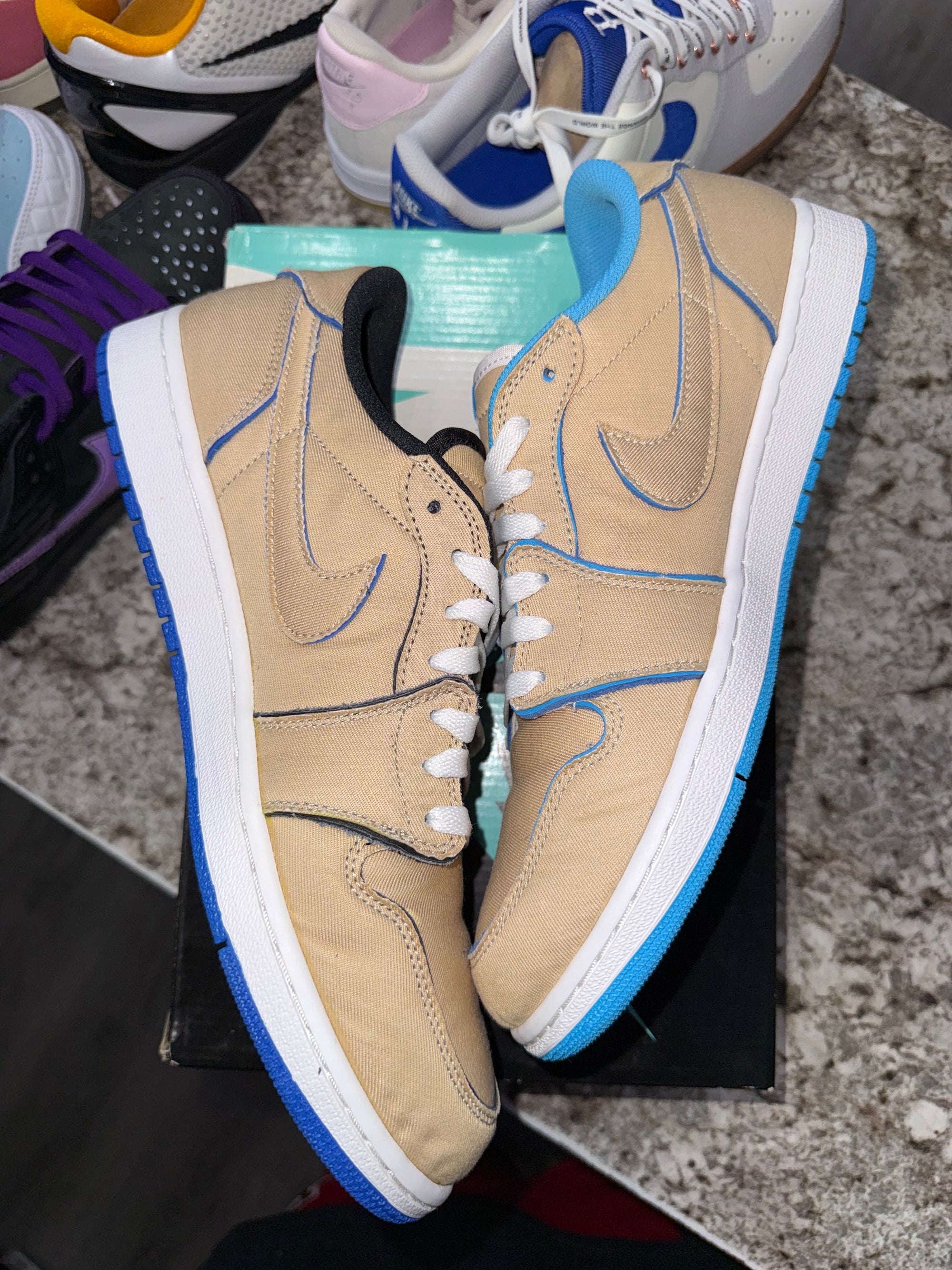 Jordan 1 Low SB QS Lance Mountain Desert Ore