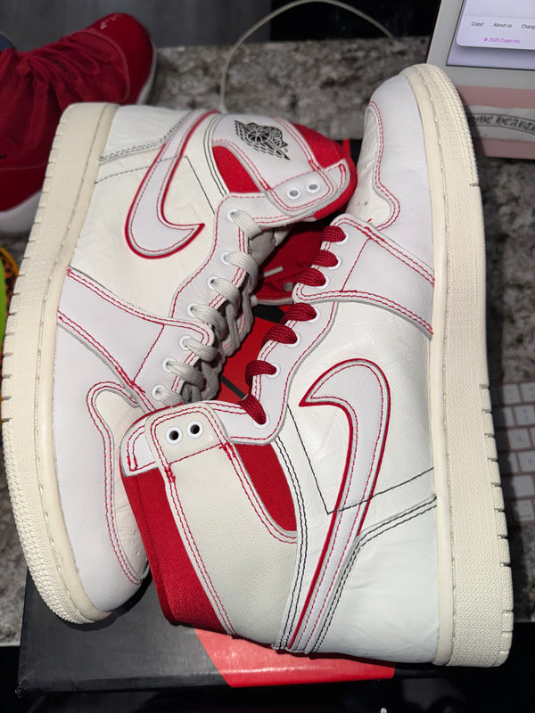 Jordan 1 Retro High Phantom Gym Red