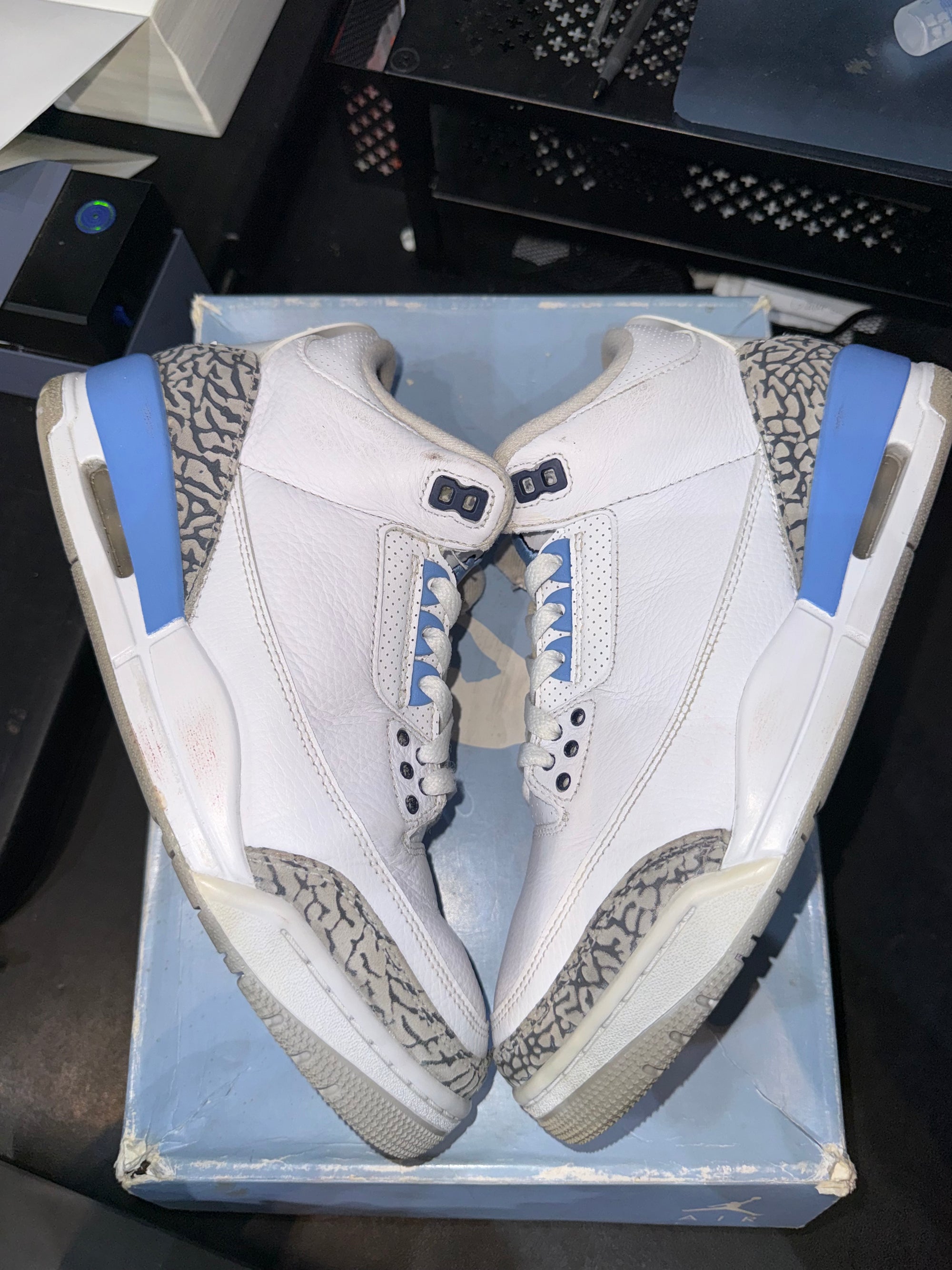 Jordan 3 Retro UNC (2020) (DAMAGED BOX)
