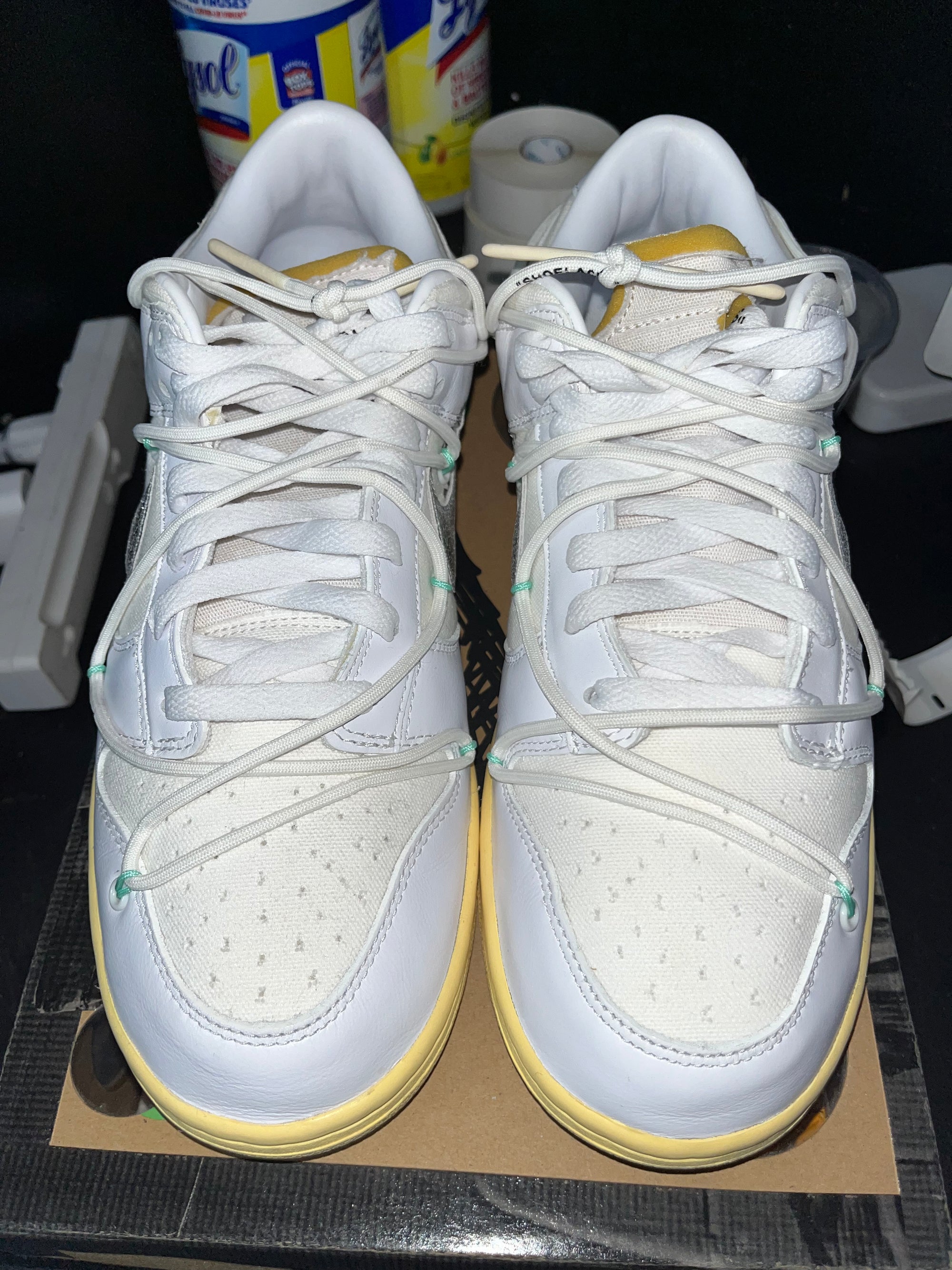 Nike Dunk Low Off-White Lot 1 (Yellowing)