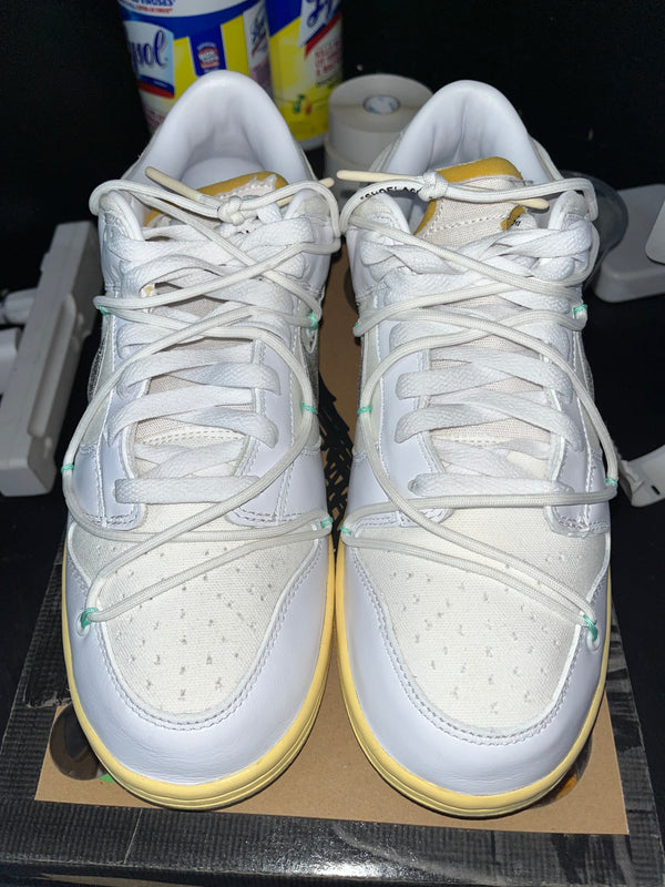 Nike Dunk Low Off-White Lot 1 (Yellowing)