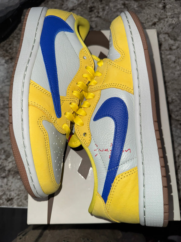 Jordan 1 Retro Low OG SP Travis Scott Canary (Women's)