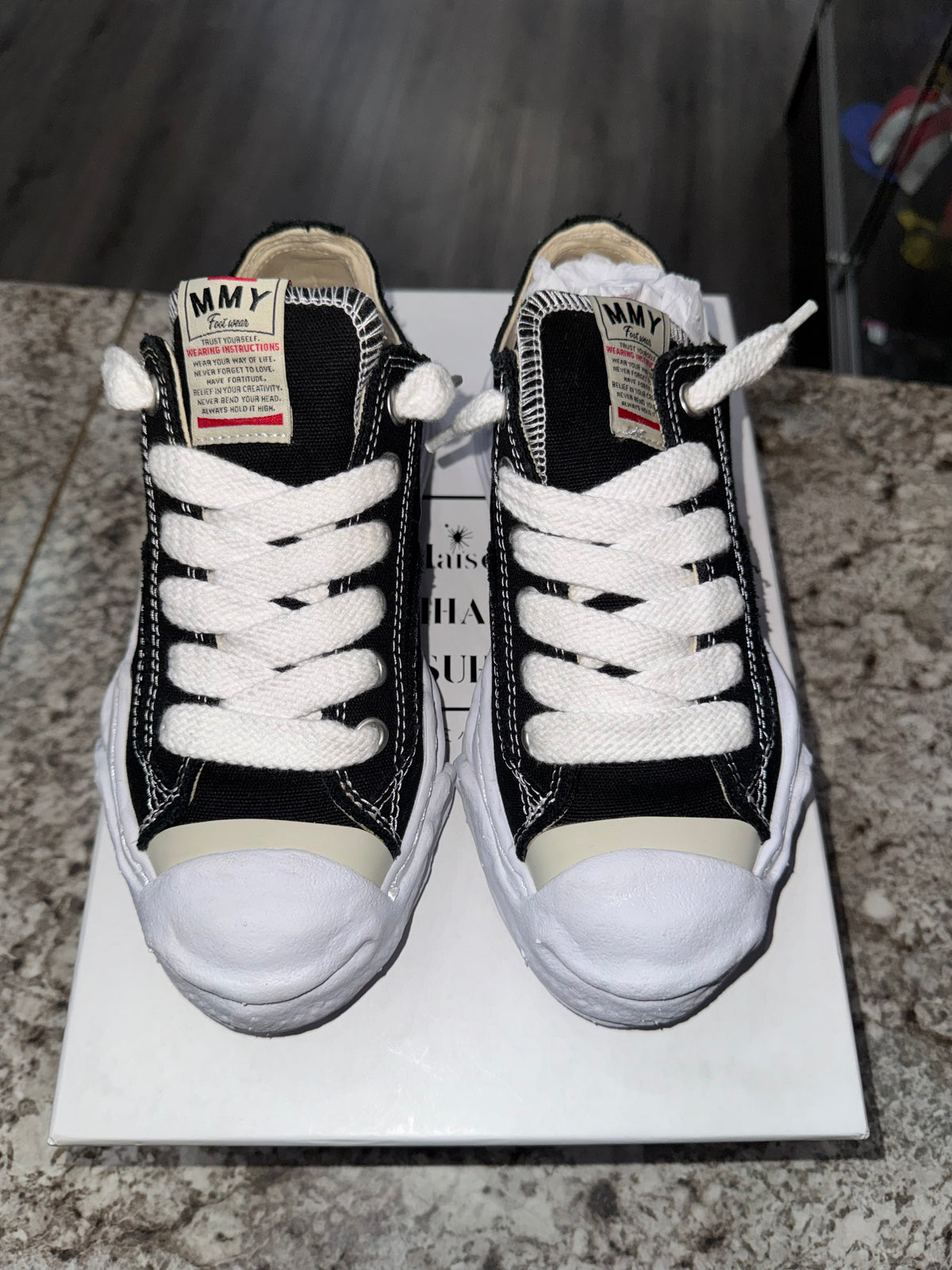 Maison Mihara Yasuhiro Hank OG Sole Canvas Low Black