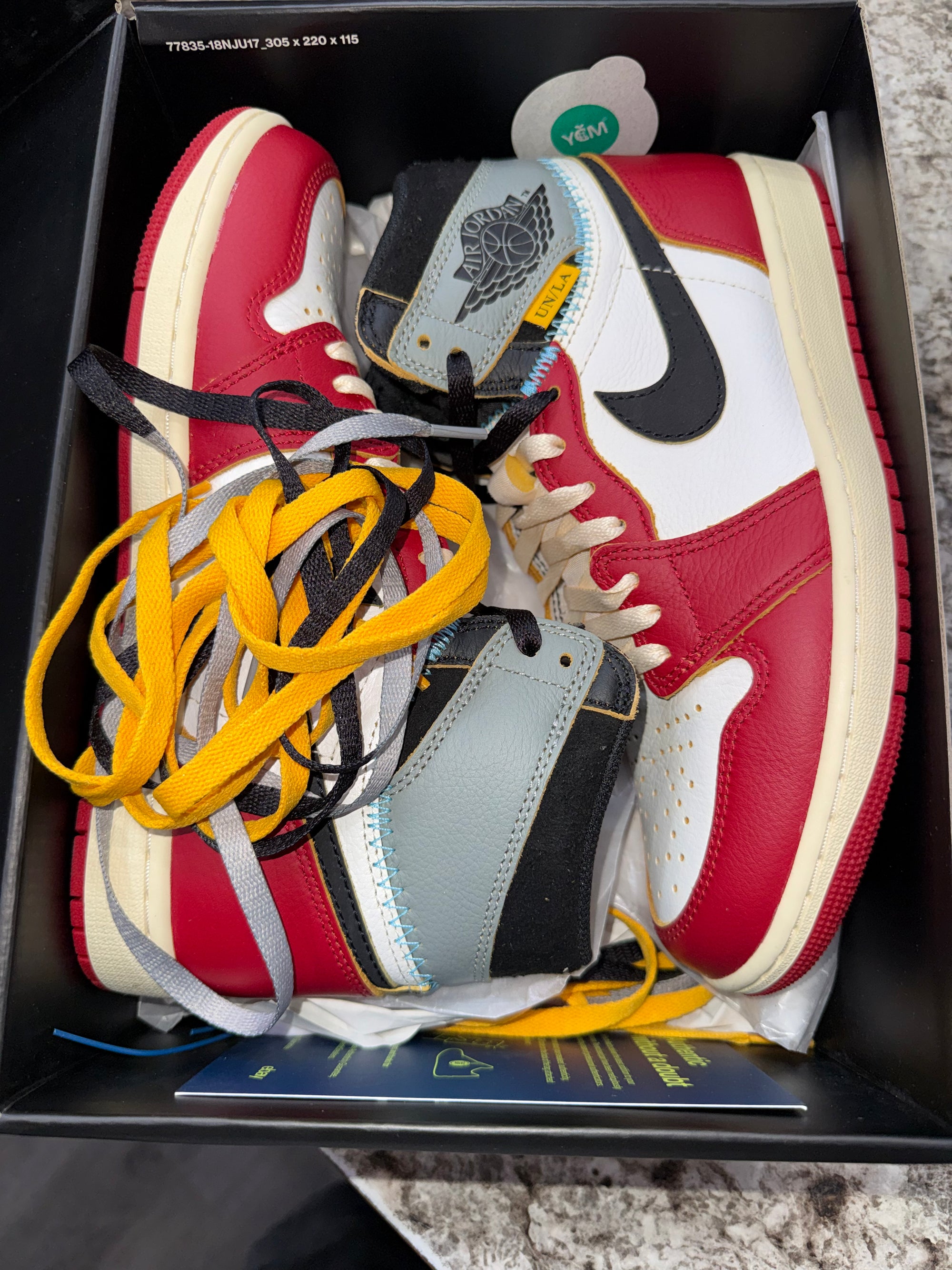 Jordan 1 Retro High OG SP Union LA Chicago Shadow