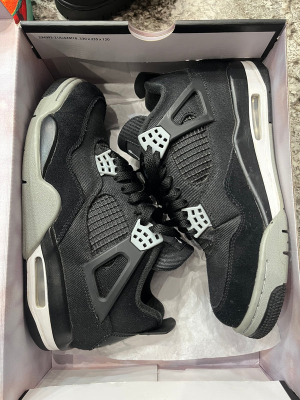 Jordan 4 Retro SE Black Canvas