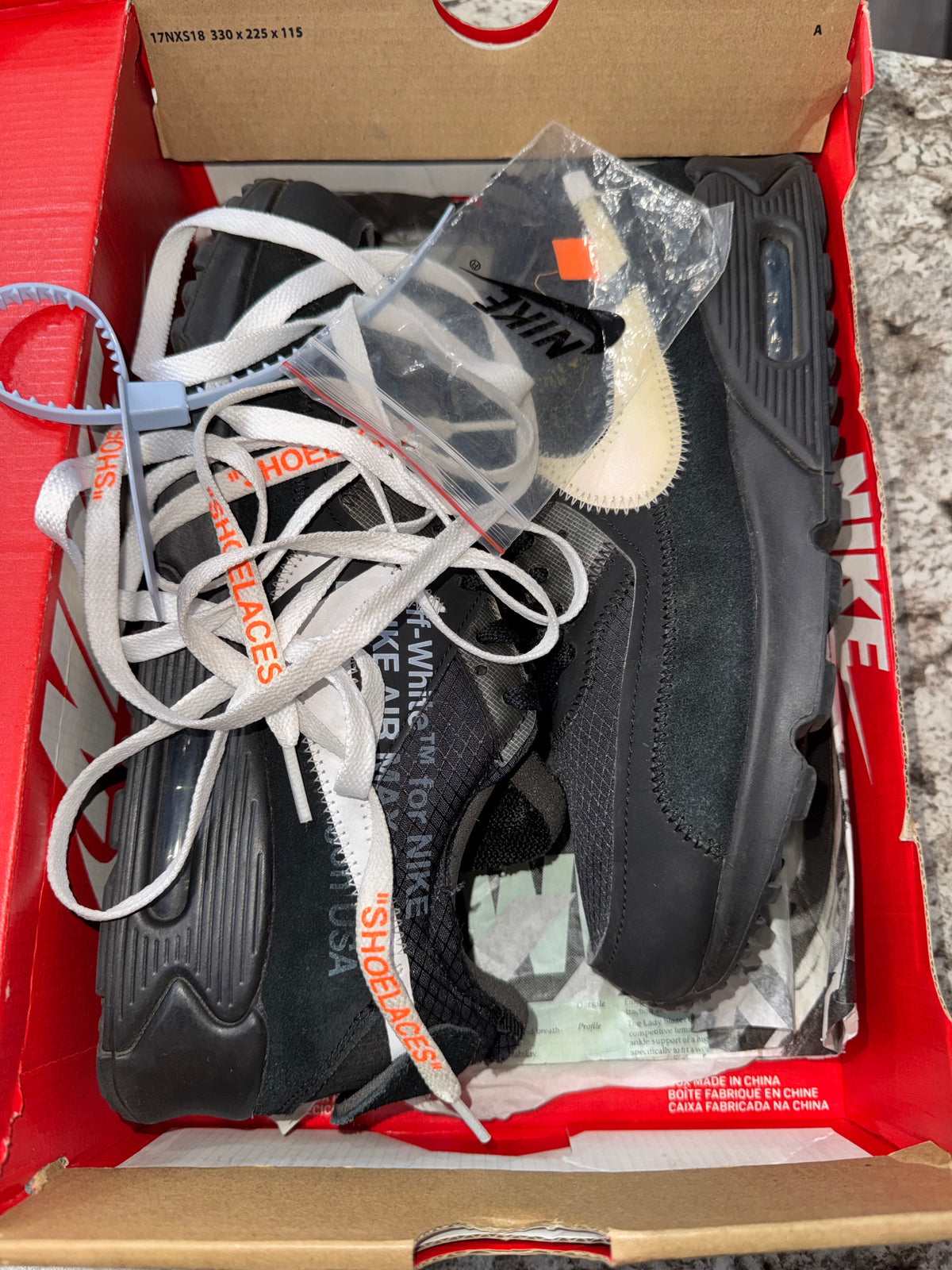 Nike Air Max 90 Off-White Black