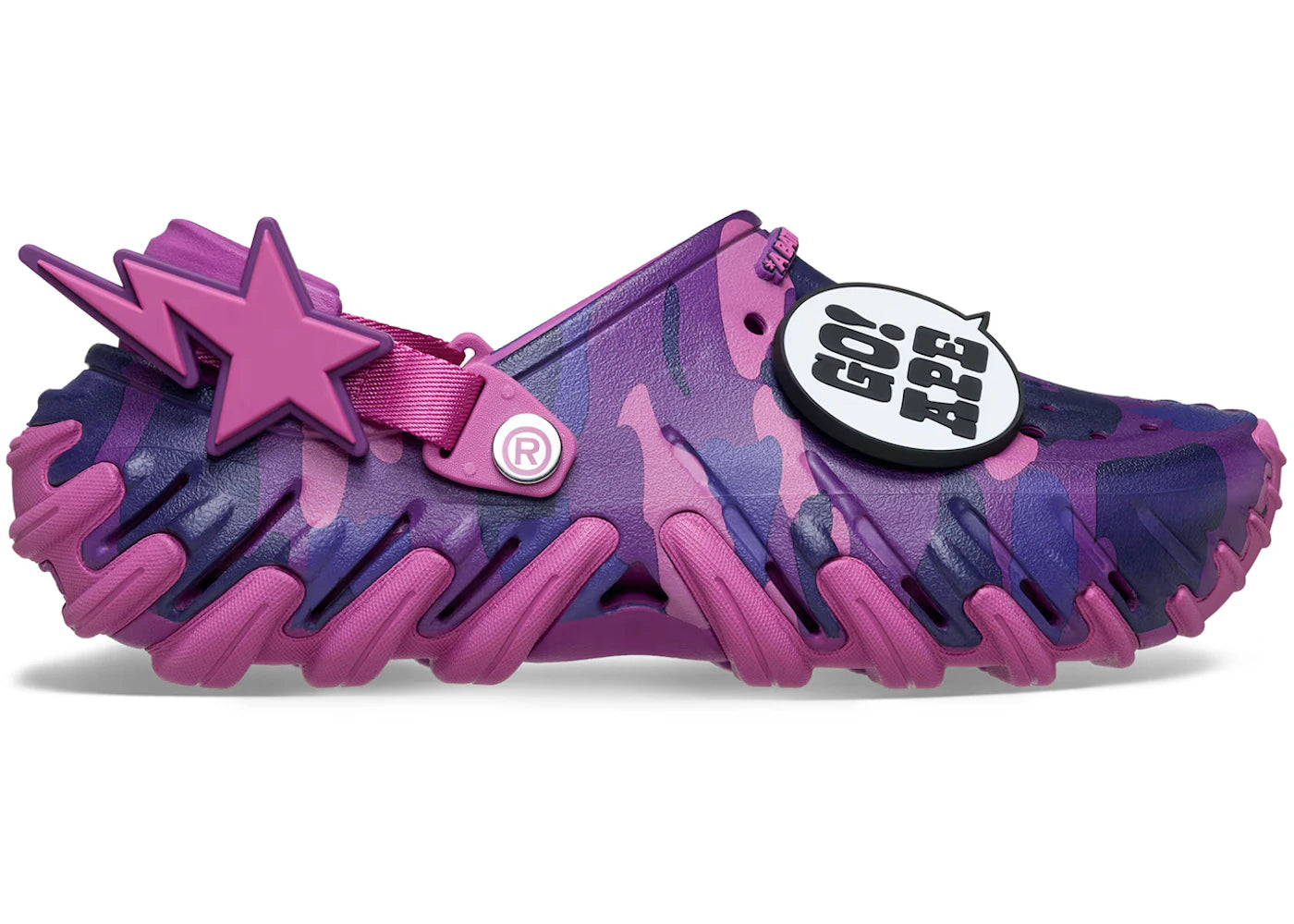 Crocs Echo RO Clog Bape Grapeberry Camo