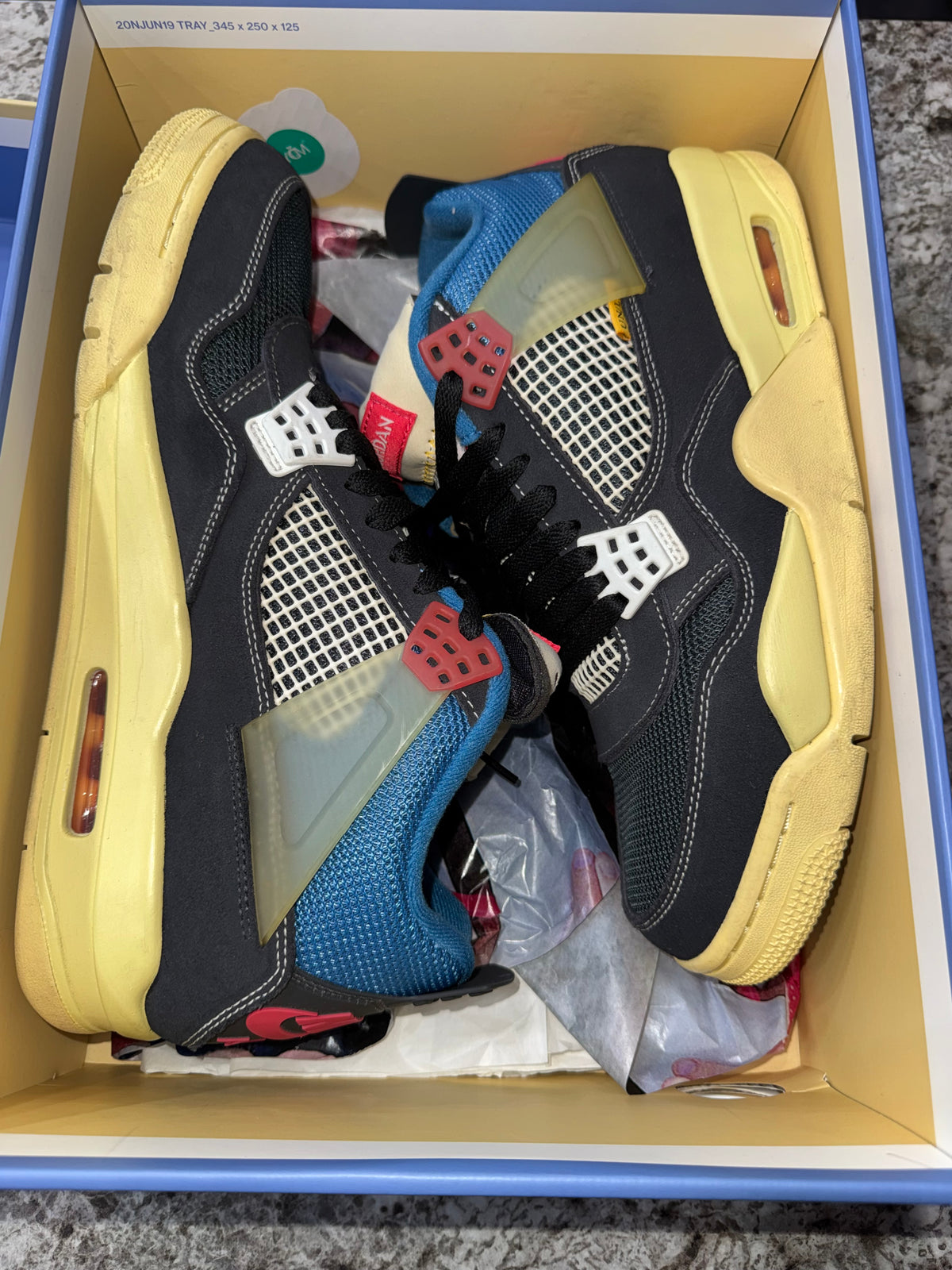 Jordan 4 Retro Union Off Noir
