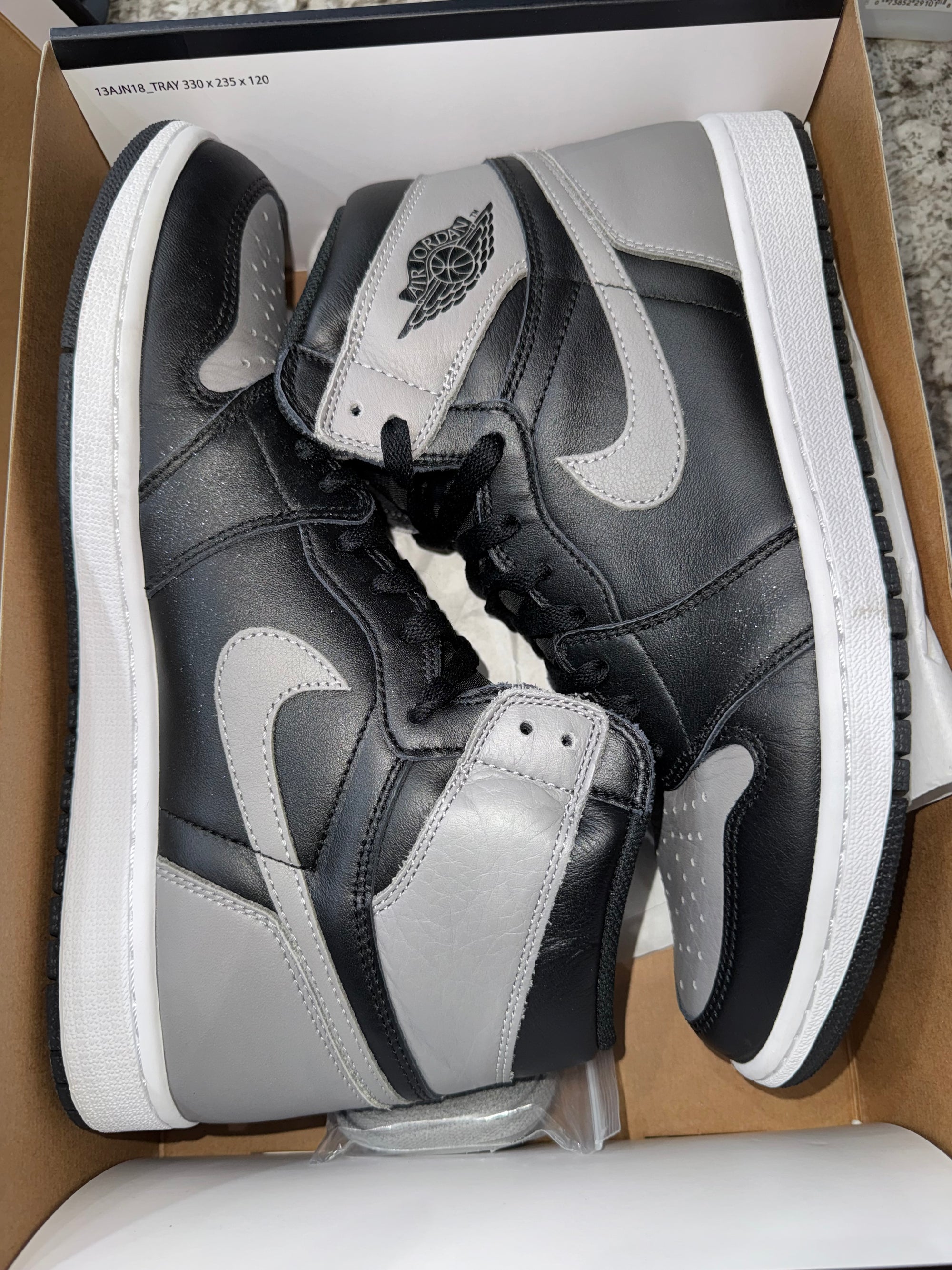 Jordan 1 Retro High Shadow (2018) (DAMAGED BOX)